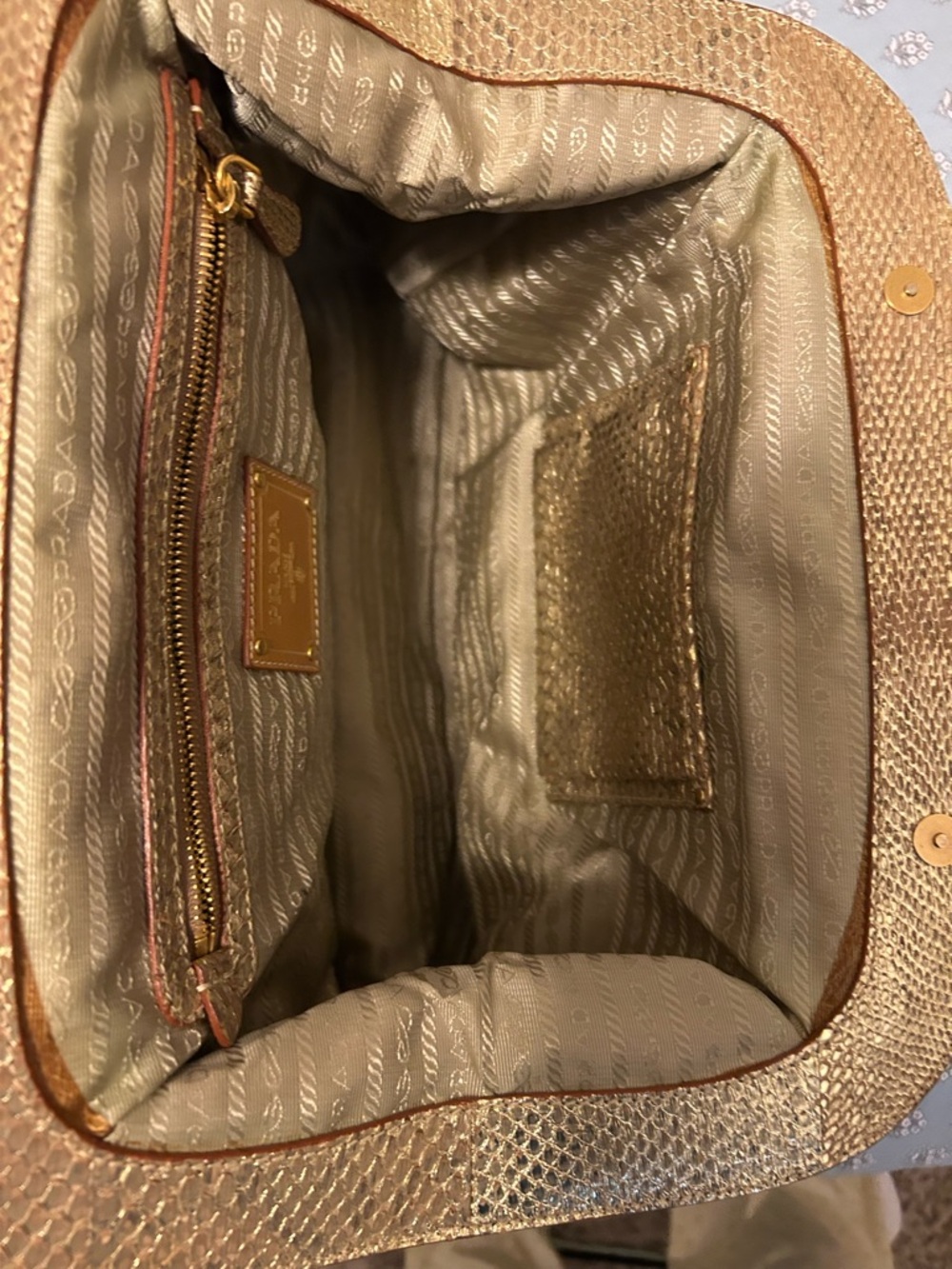 Prada Woven Satchel - Picture 8 of 10